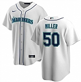 Men's Seattle Mariners #50 Edgar Martinez White Cool Base Stitched jersey Dzhi,baseball caps,new era cap wholesale,wholesale hats